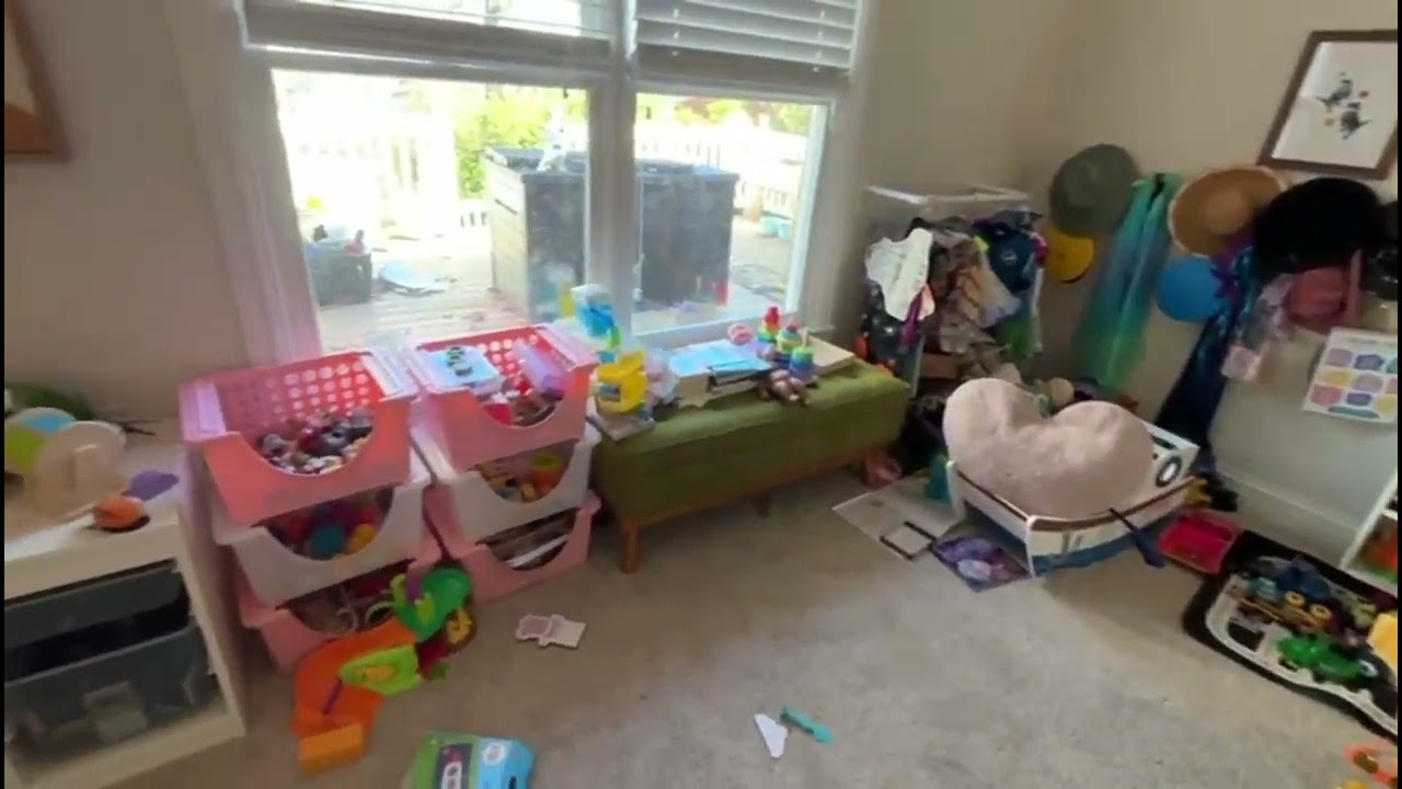 Playroom Organization Makeover | Before & After Transformation