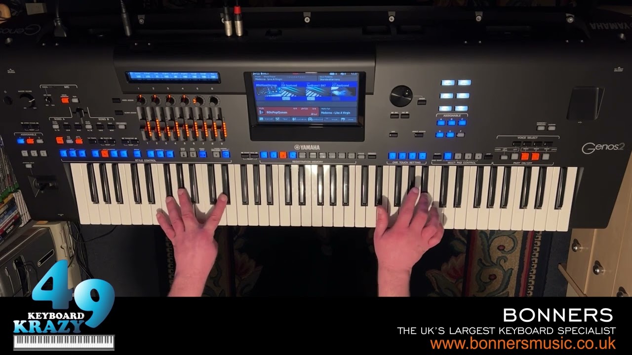 Madonna - Like A Virgin Played On Yamaha Genos 2