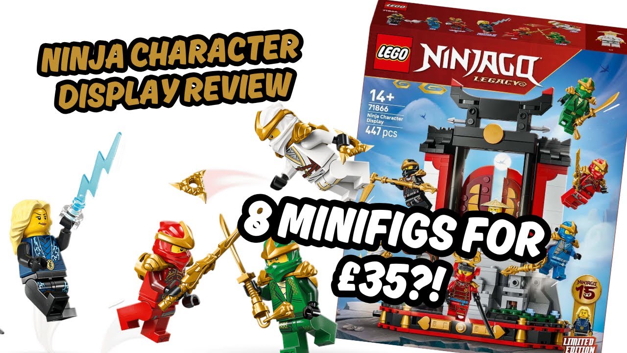 LEGO NINJAGO Ninja Character Display Review – Best Legacy Set Yet?