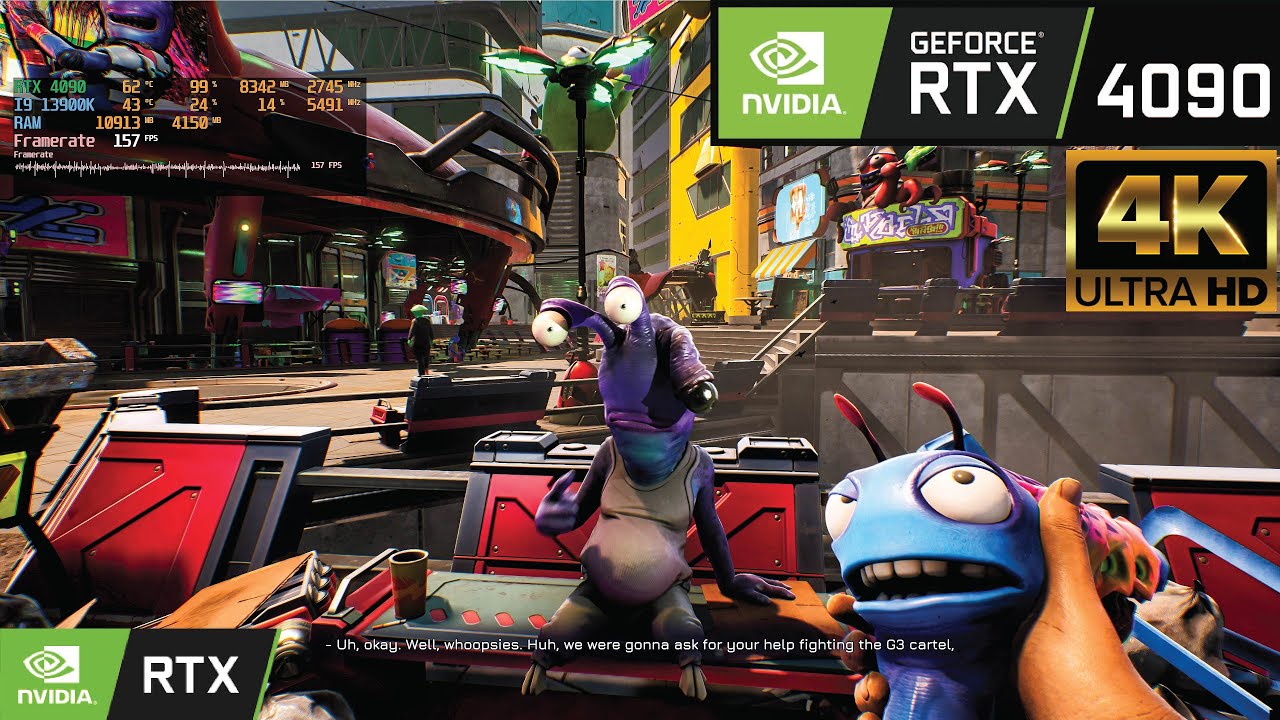 High On Life : GeForce RTX 4090 [24GB] + i9 13900K [ 4K Ultra Graphics ]