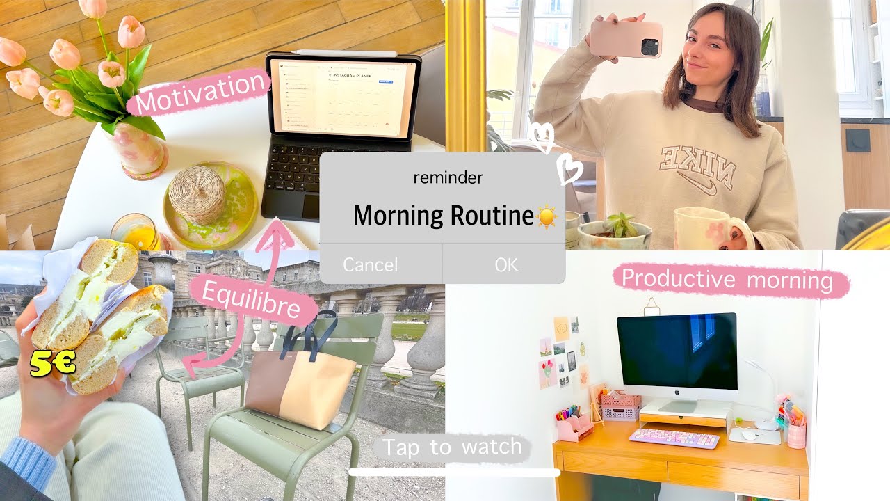 MODE PRODUCTIF: la morning routine qui a tout changé pour moi. (SANS FILTRE)