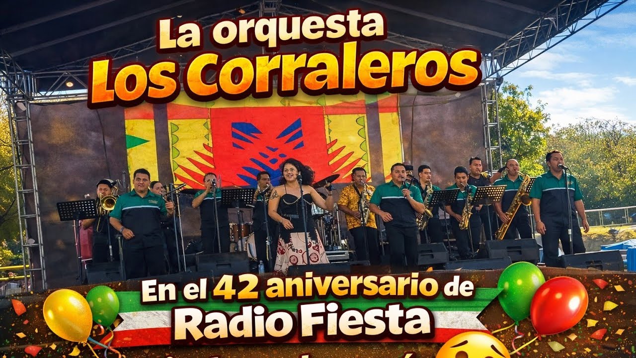 🧨La Orquesta los Corraleros en el 42 aniversario de radio fiesta mira lo que paso😱😱