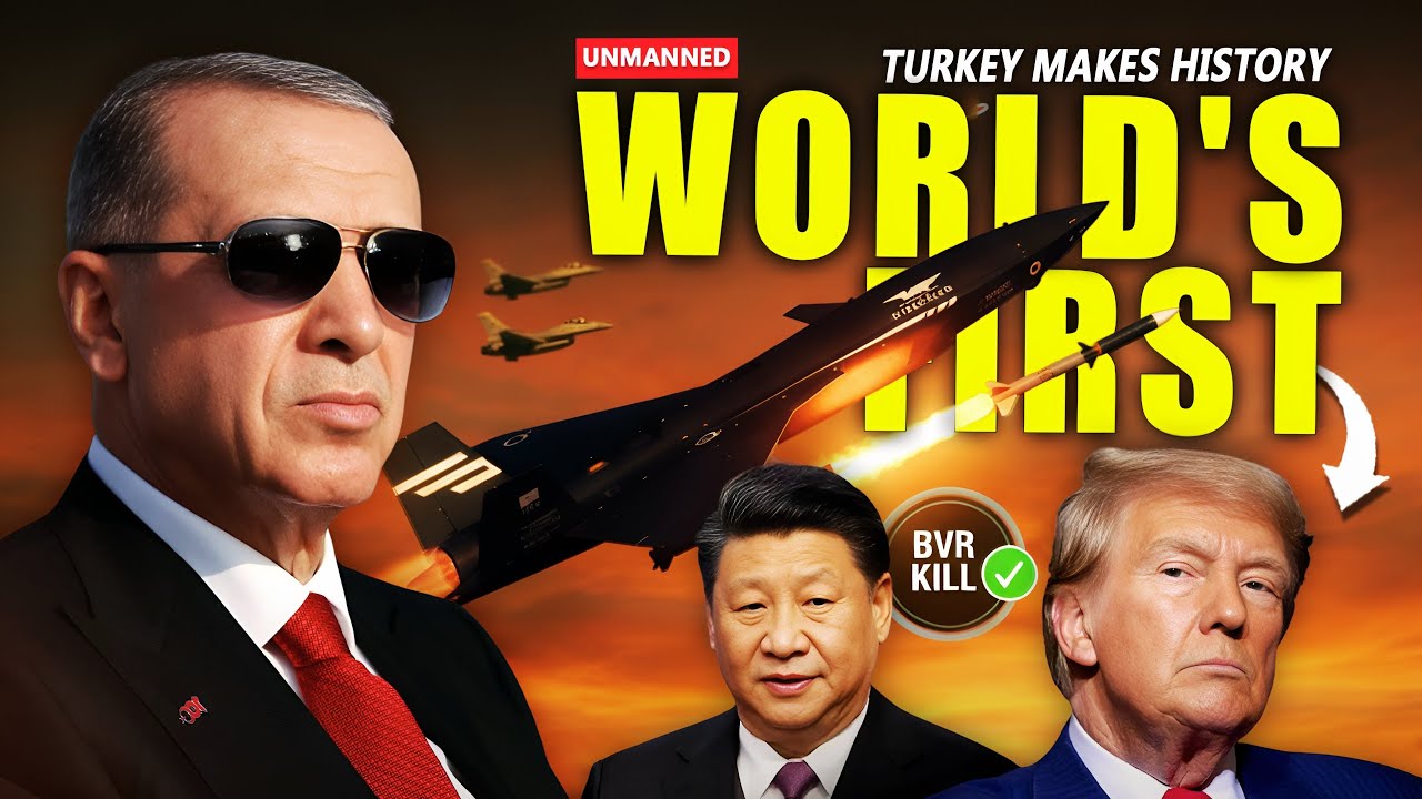 Turkey's KIZILELMA Breaks ALL Records - Unmanned Fighter World's First BVR Kill!
