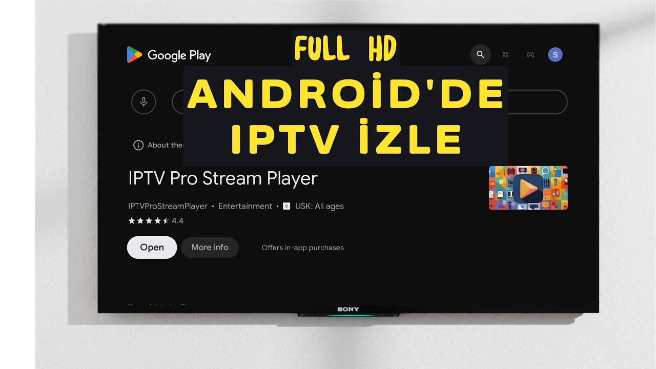 IPTV Pro Stream Player Kurulumu