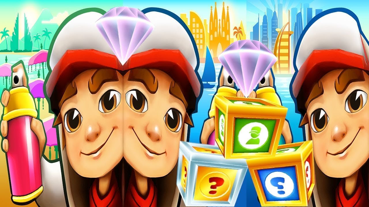 SUBWAY SURFERS : BALI vs BARCELONA 2019 vs DUBAI!