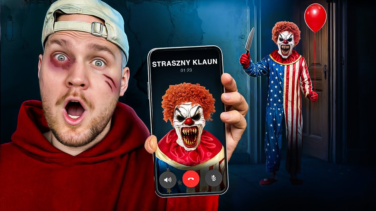 ZADZWONIŁEM DO STRASZNEGO KLAUNA o 03:00 w NOCY!