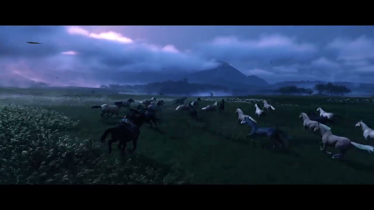 Riding with Herd of Wild Horses - Ghost of Yotei