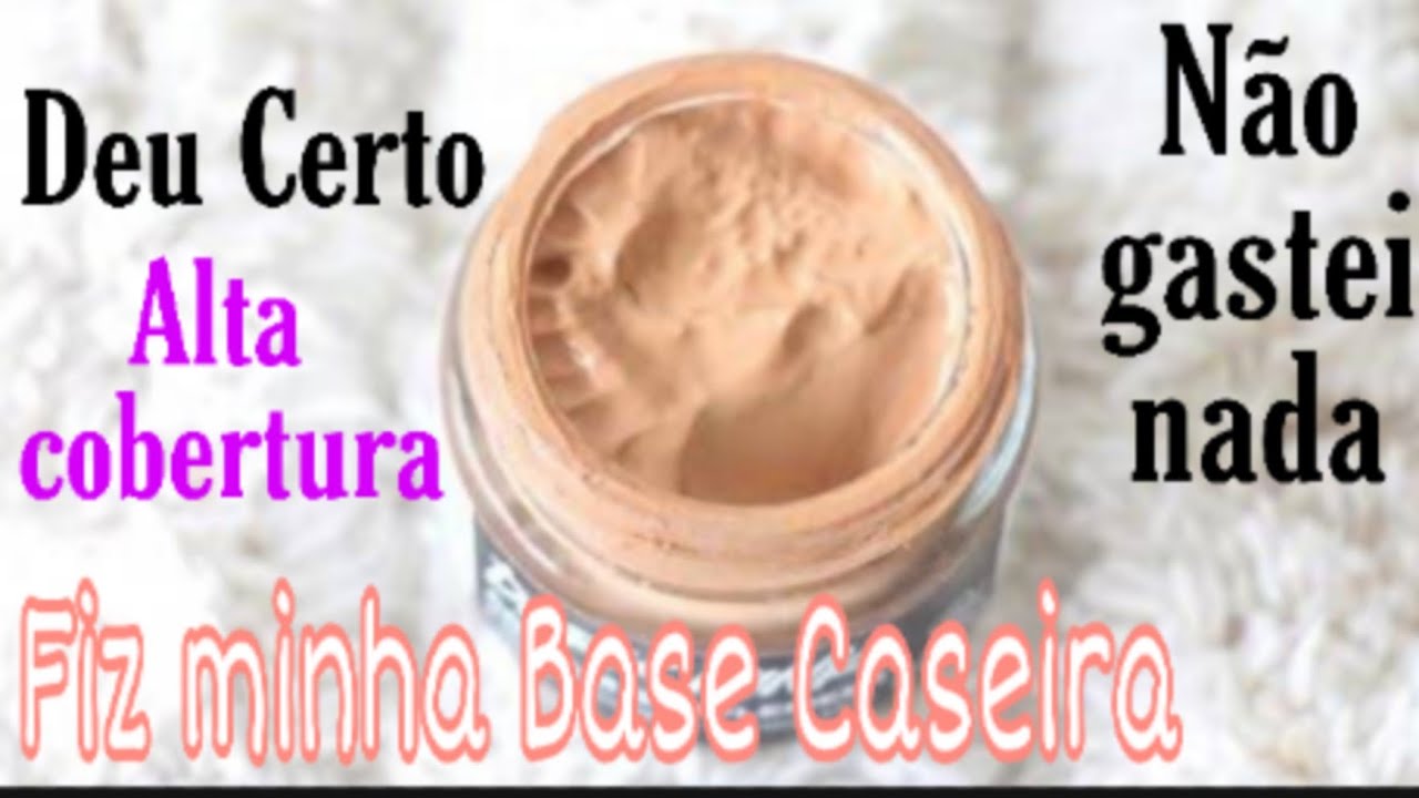 Como fazer base caseira (muito facil)