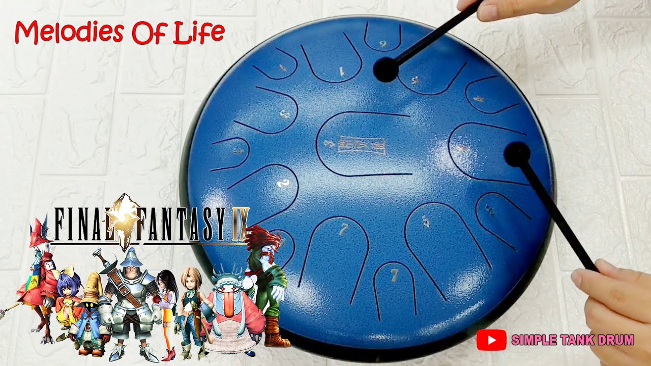 Melodies Of Life - Final Fantasy IX (Tank Drum Easy Tabs)
