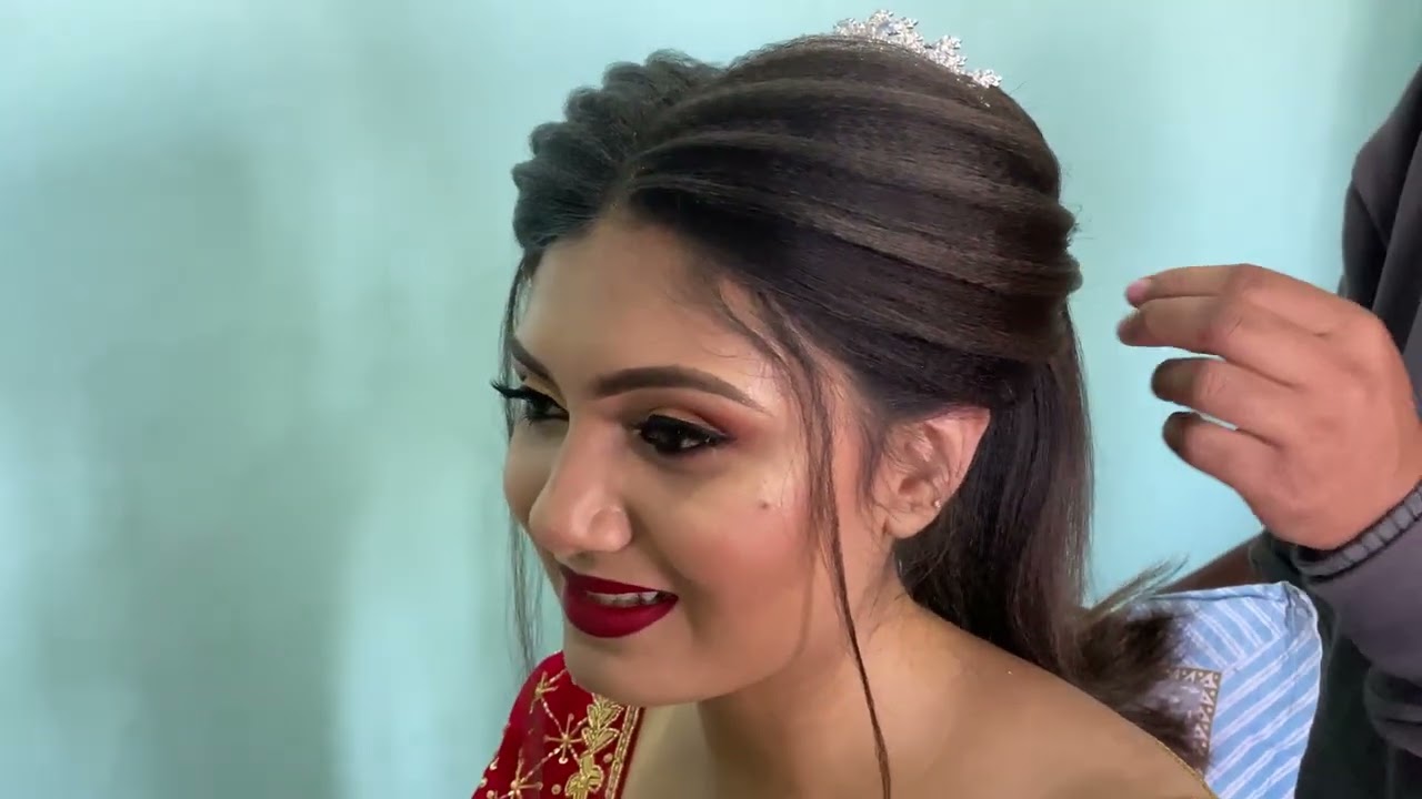 NEPALI BRIDAL HAIR STYLE STEP BY STEP #nepalibridalhair #bridalhsir hair by Shankar