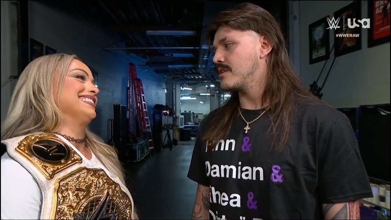 Dominik Mysterio and Liv Morgan Segment - WWE RAW 7/08/2024