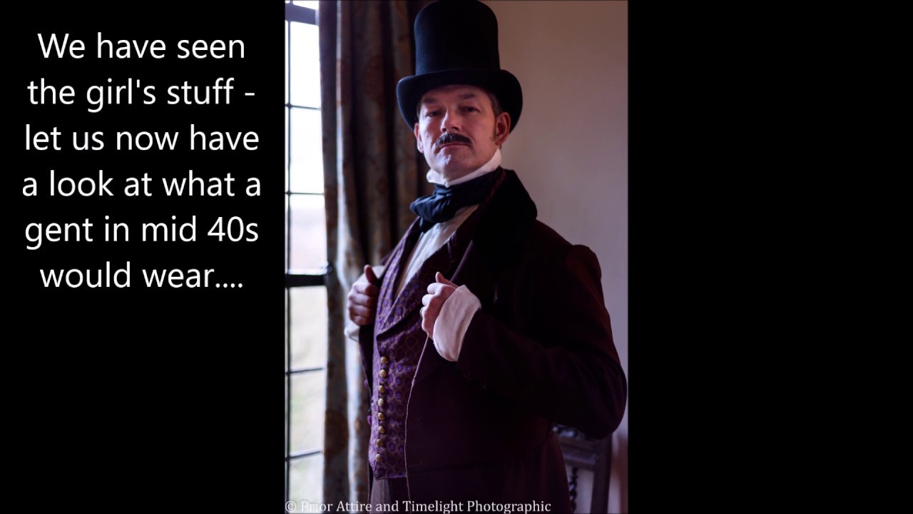 Dressing up a 1840s gentleman