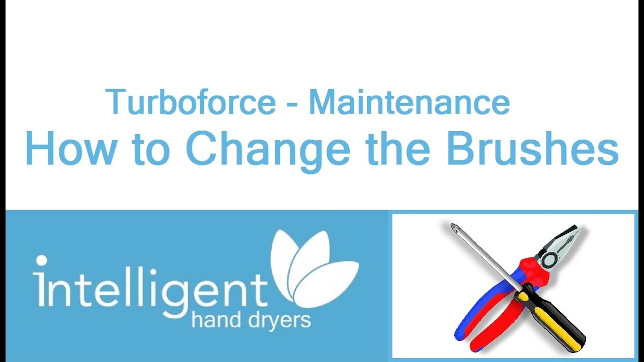 Changing Hand Dryer Brushes - Turboforce Hand Dryer