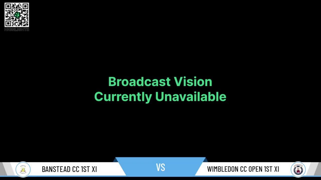 Banstead CC 1st XI v Wimbledon CC Open 1st XI
