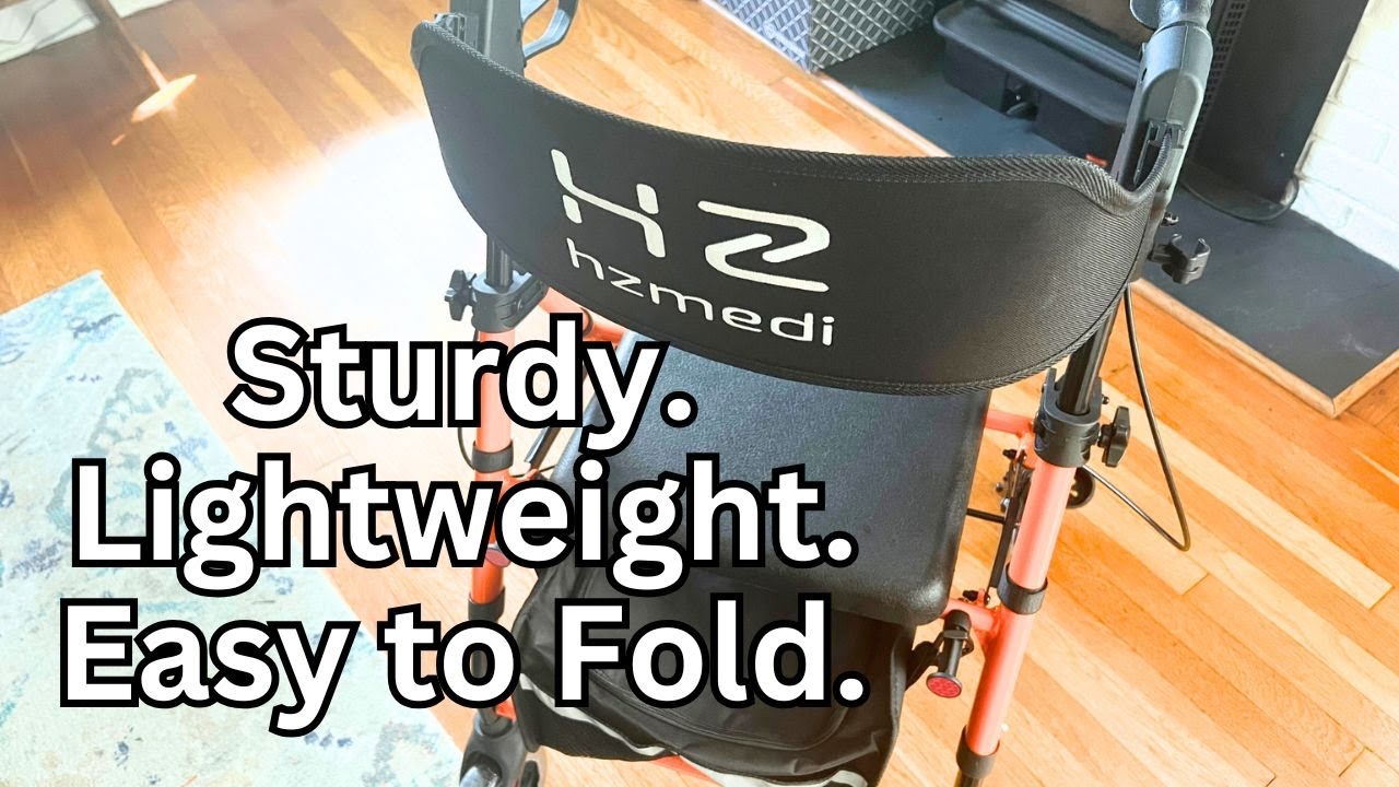 HZMEDI Rollator Walker Review &ndash; Lightweight, Foldable & Comfortable