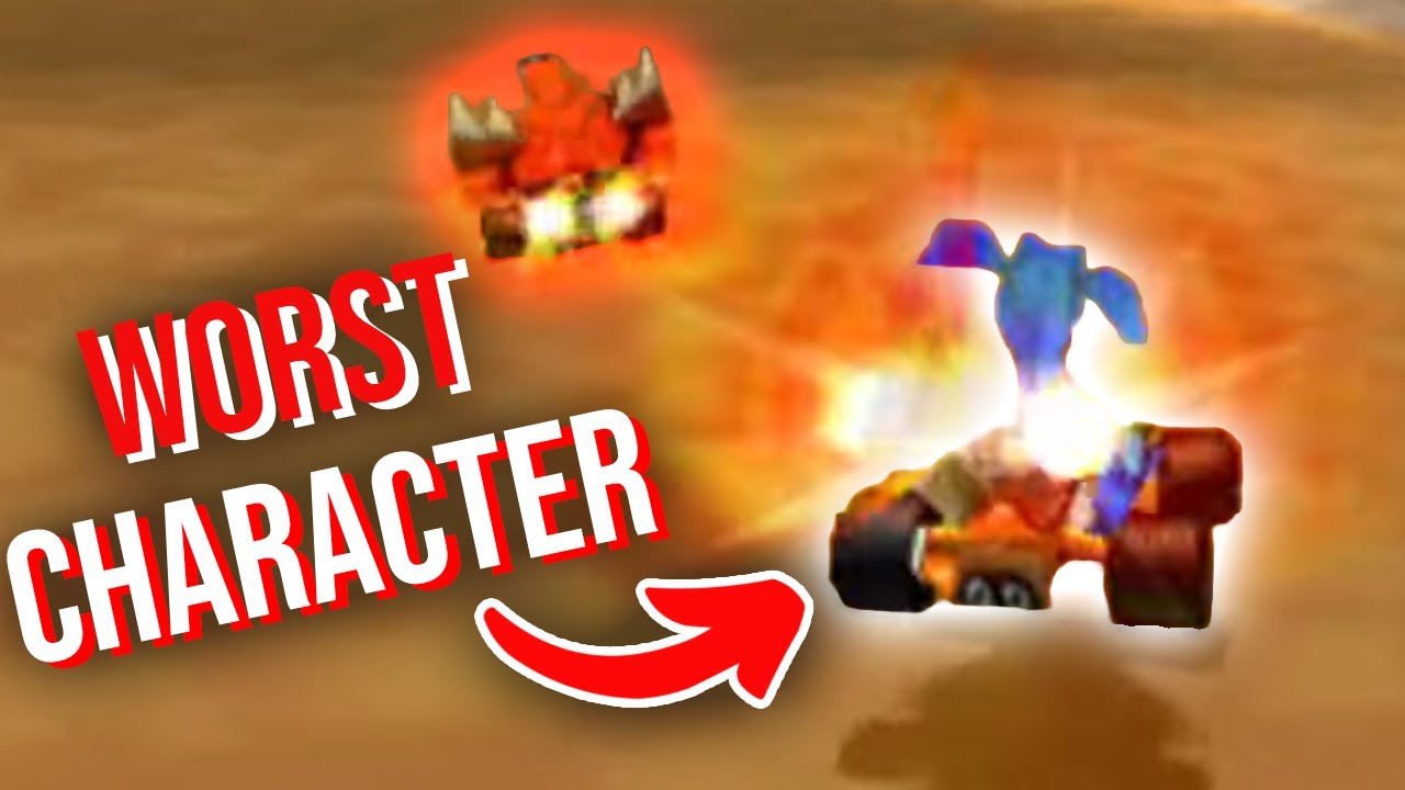 Can I beat CTR's Speedrunner AI Mod with the WORST character?