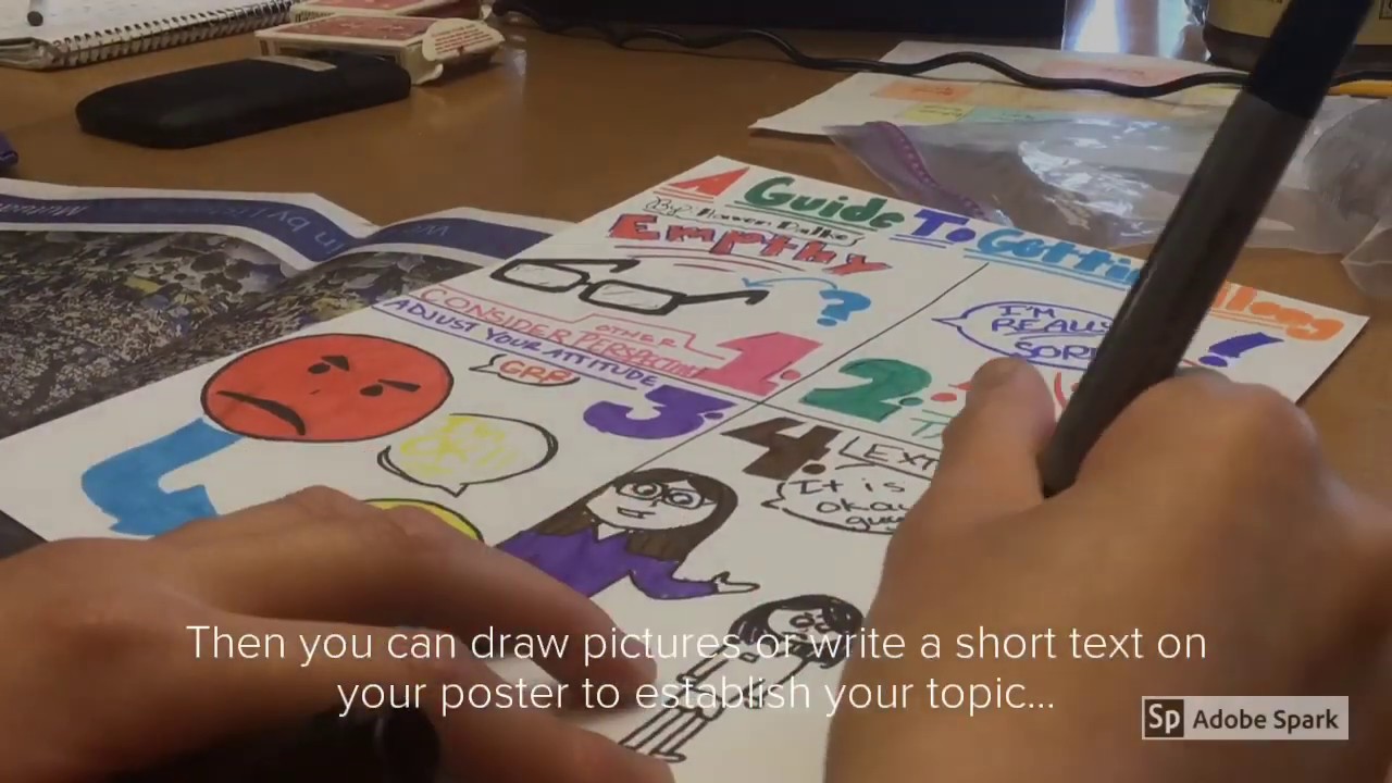 How to Make a Great Informative Poster|Easy Step by Step|Simple