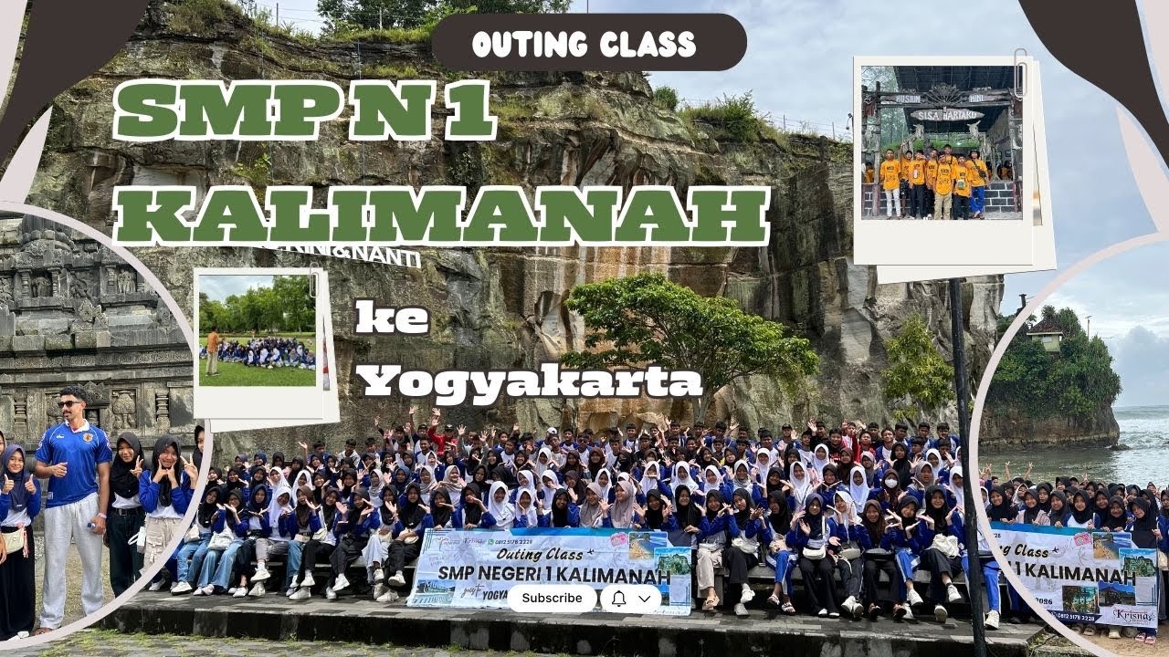 Outing Class ke Yogyakarta SMP Negeri 1 Kalimanah 😍🤩🥳🎉🎊