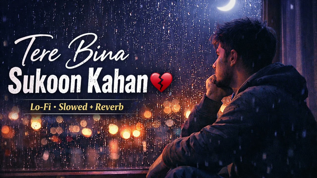 Tere Bina Sukoon Kahan 💔 | Slowed + Reverb | Lo-Fi Bollywood Love Song 🌙