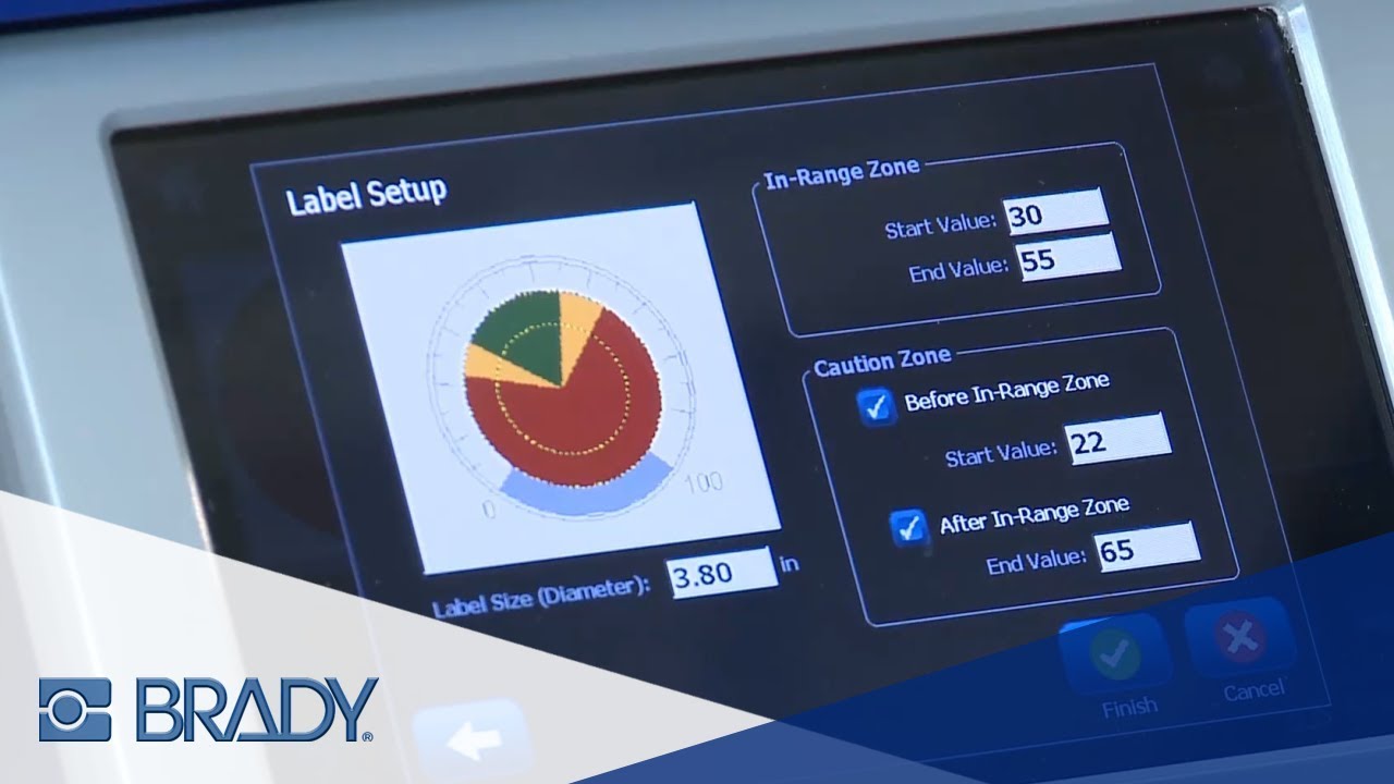 How to Create Circle Gauge Labels with your Brady BBP37 Printer