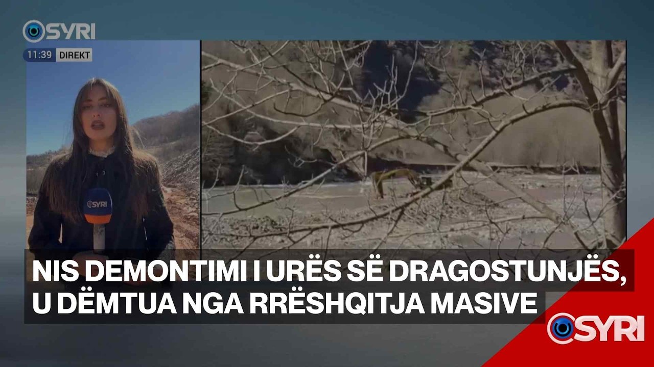 Nis demontimi i urës së Dragostunjës, u dëmtua nga rrëshqitja masive