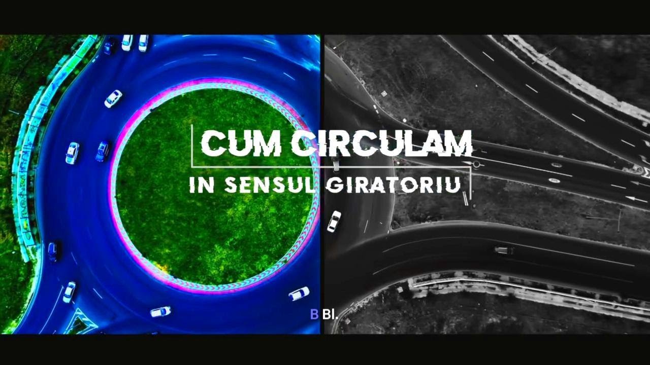 Cum circulăm &icirc;n sensul giratoriu?! Sursa: Poliția Rom&acirc;nă