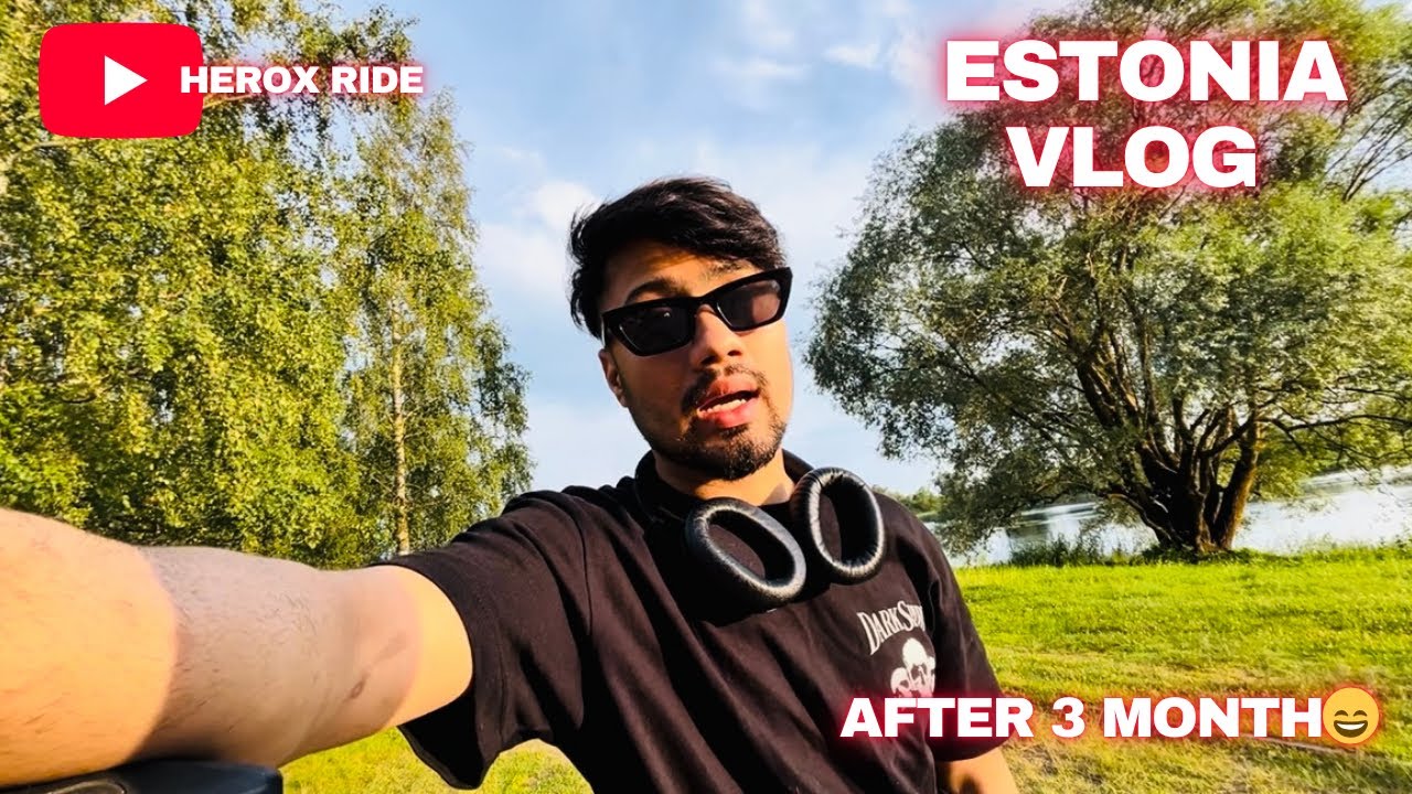 Estonia 🇪🇪 After long time herox vlog making music tartu city ghumdai basanti ma 😍😍