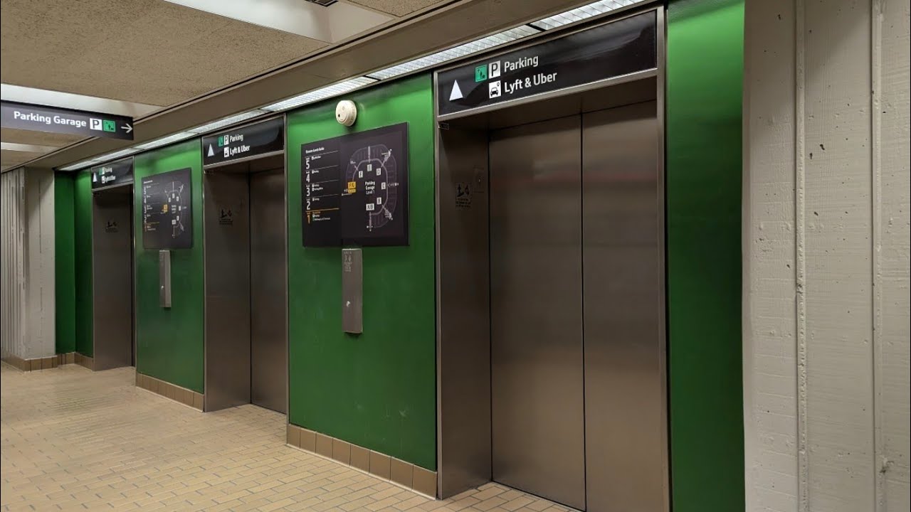 Modernized Westinghouse Green Elevators - San Francisco Airport Area F/G