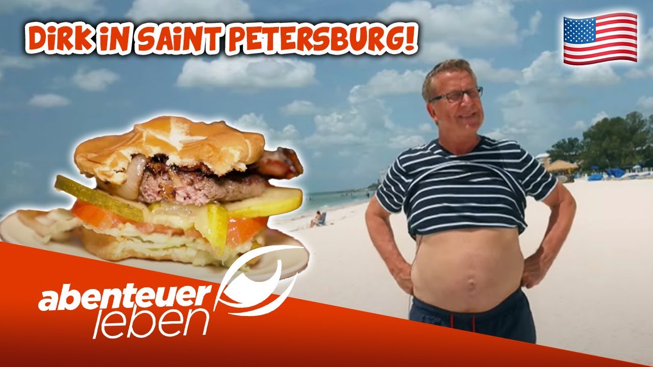 VEGANER Burger & Bourbon-Bison-Steak: DIRK in Saint Petersburg! | Abenteuer Leben | Kabel Eins