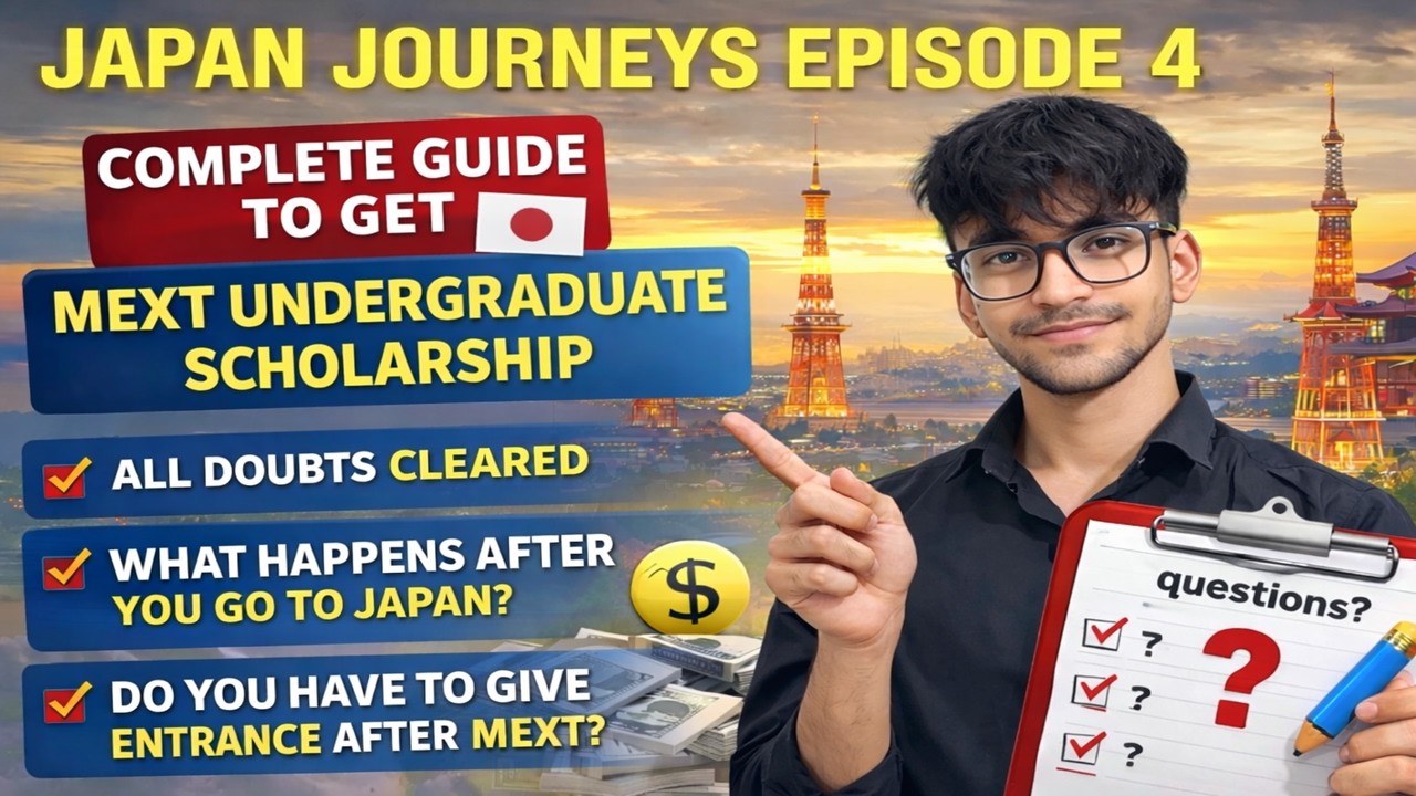 MEXT Undergraduate Scholarship 2026 &ndash; COMPLETE Guide (Don&rsquo;t Apply Before Watching This!)