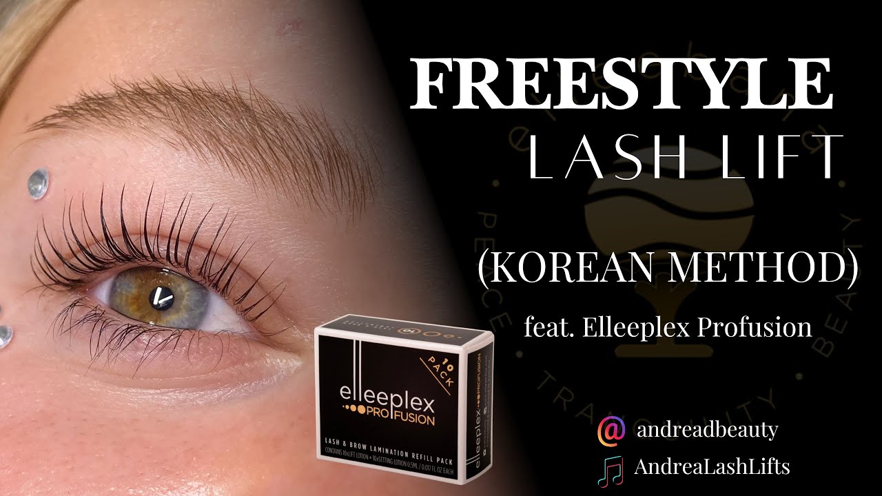 Freestyle Lash Lift (Korean Method) using Elleeplex Profusion