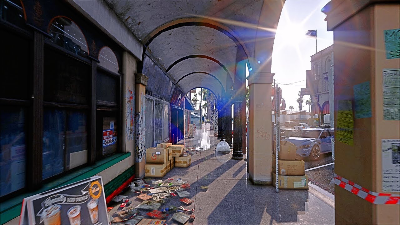 GTA 5  QuantV + CineREALISM Reflection mirror | RTX 3090 X M28U 4K