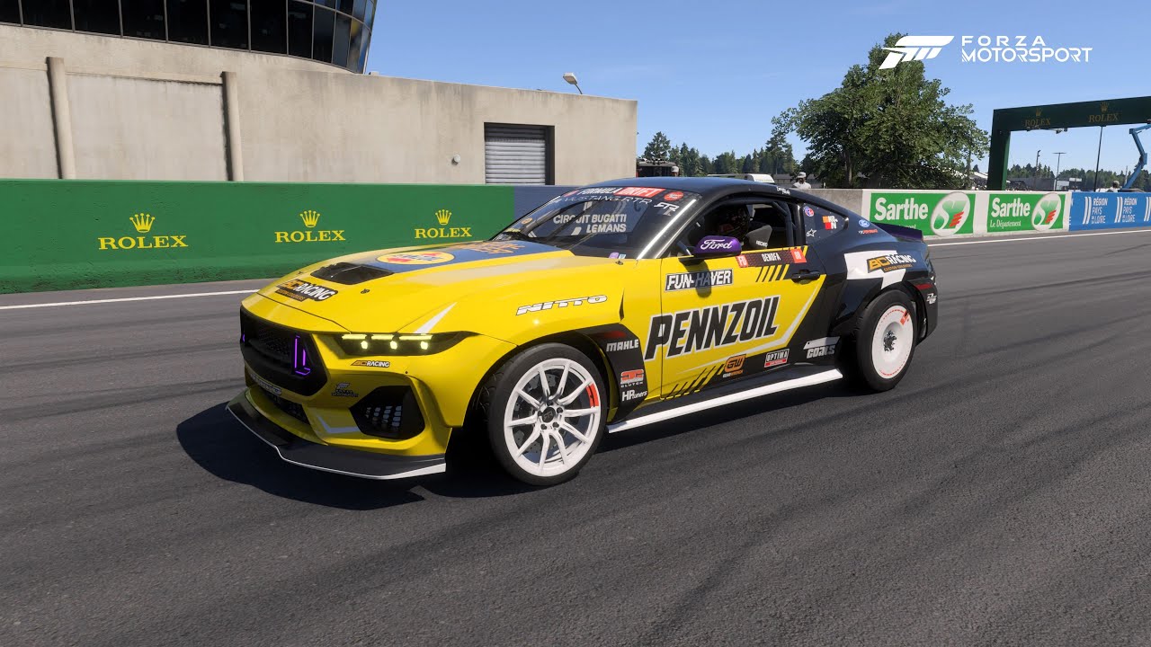 Forza Motorsport . Ford #88 Mustang RTR '2024' . Car Test Drive Burnout Speed Crash .