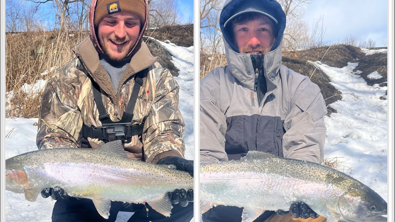 STEELHEAD Fishing at GANARASKA RIVER PORT HOPE