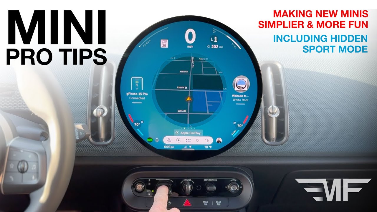 Советы MINI Pro: как сделать новые MINI проще и интереснее (включая скрытый спортивный режим)