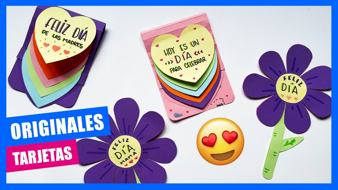 Tarjetas originales para el D&iacute;a de la Madre | manualidades f&aacute;ciles para regalar