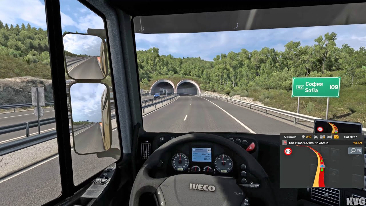 Euro Truck Simulator 2 - Pleven to Sofia - Road to the Black Sea Gameplay (PC UHD) [4K60FPS]