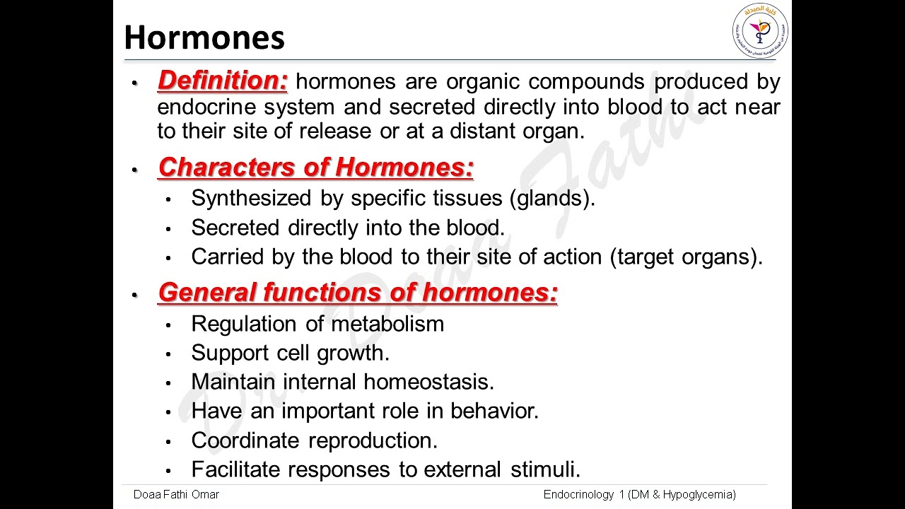 Endocrinology 1 DM & Hypoglycemia