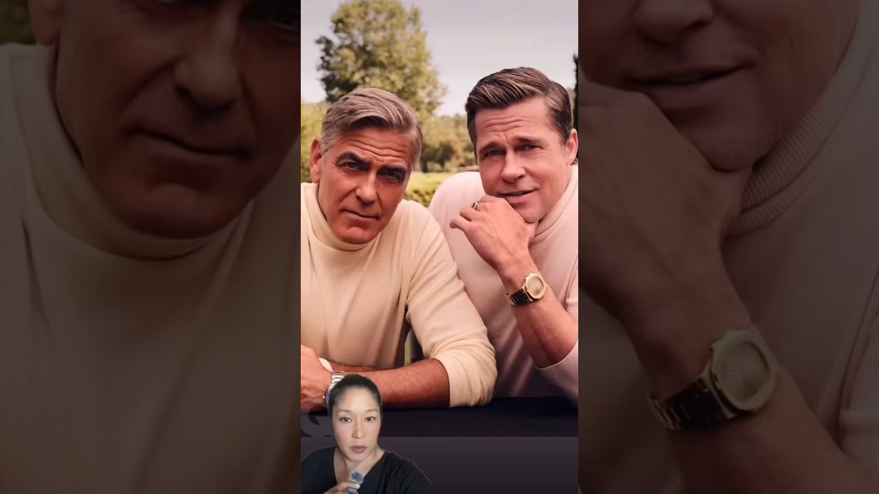 Thank you GQ Magazine! I&rsquo;ve been parched 🥵 #bradpitt #georgeclooney #celebrity #magazine