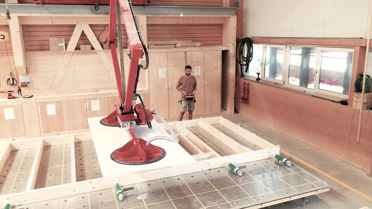 Holzrahmenbau | Maschinentechnik für alle Arbeitsschritte