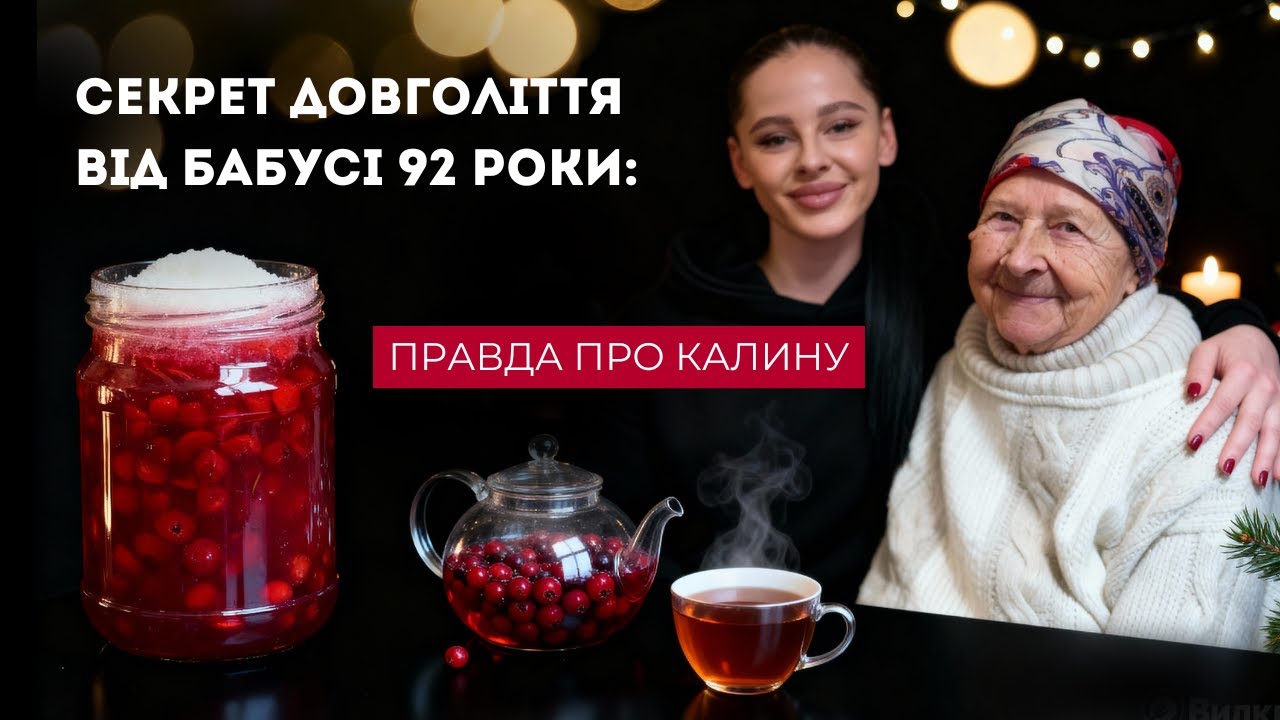 Секрет довголіття від бабусі 92 роки: правда про калину