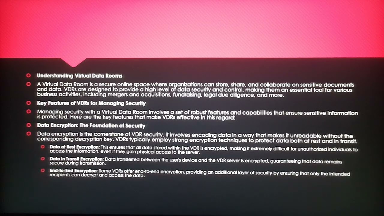 Managing Security with a Virtual Data Room: Safeguarding Sensitive Information in the Digital Age