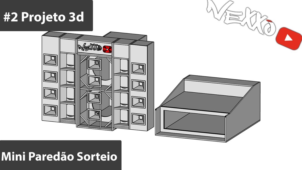Mini Paredão Sorteio #2 Projeto 3D