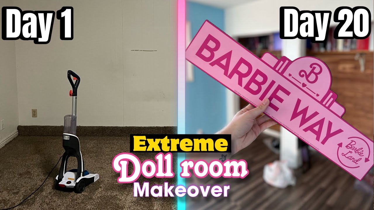EXTREME DOLL ROOM MAKEOVER PART 1