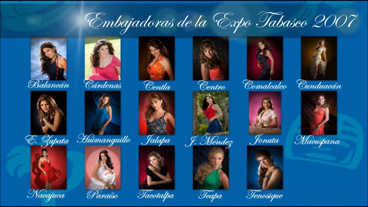 Embajadoras de la Expo Tabasco 2007 (HD)