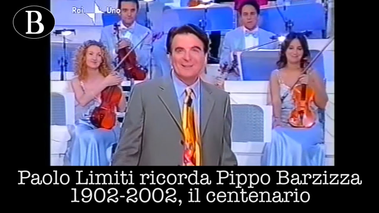 Paolo Limiti ricorda Pippo Barzizza. 1902 - 2002, il centenario (1^ parte). Rai, 15 maggio 2002.