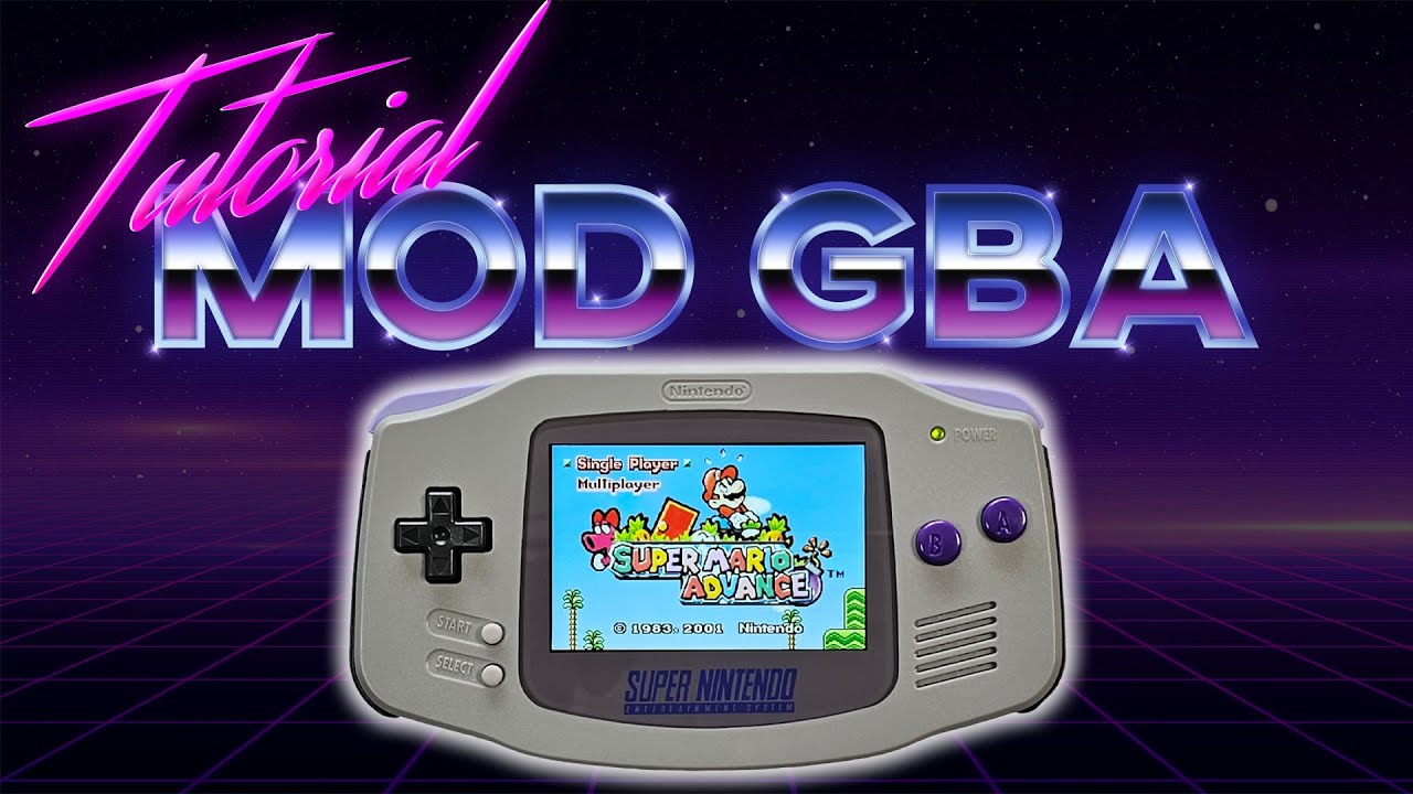 Tutorial GBA: Trocando Tela, Carcaça e Bateria Recarregável! Seu GameBoy Advance de Cara Nova!