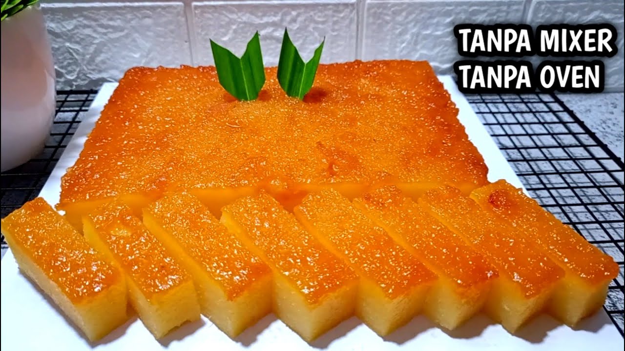HANYA DIADUK ADUK SAJA MODAL SINGKONG 5.000 JADI OLAHAN SINGKONG SUPER LEGIT,CASSAVA CAKE CARAMEL
