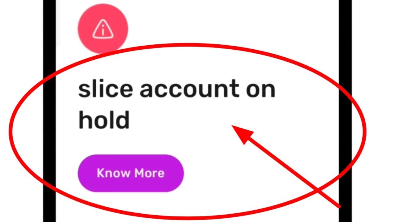 slice account on hold problem solution | how to unhold slice account