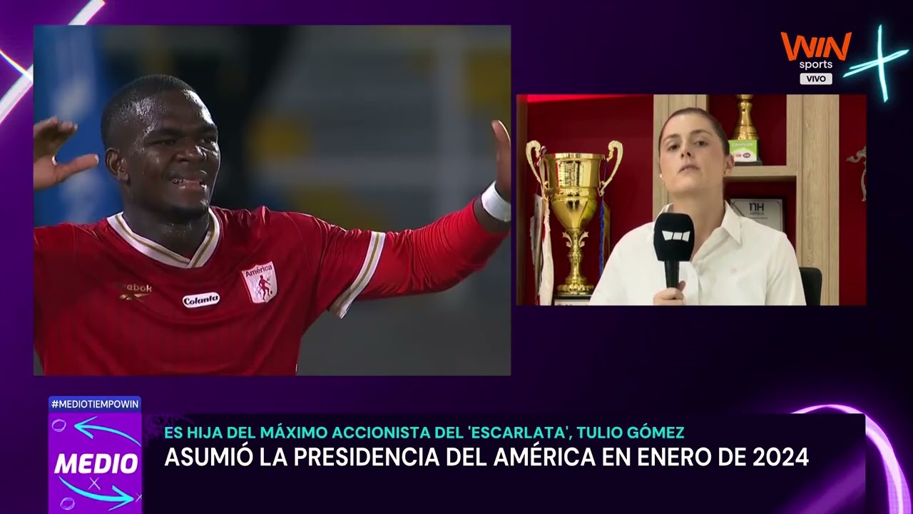 “Tenemos varias opciones de delanteros” Marcela Gómez, presidenta de América.